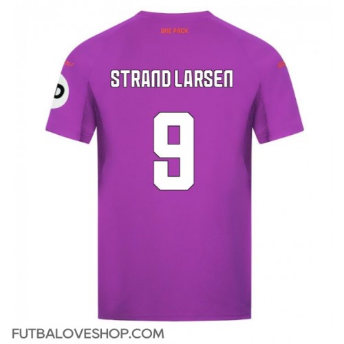 Dres Wolves Jorgen Strand Larsen #9 Tretina 2024-25 Krátky Rukáv